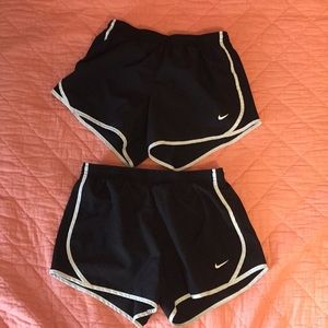girls Nike dry fit shorts